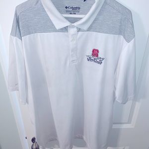 Mens Columbia NC State Golf Polo XXL